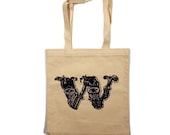 LOYALTY and BLOOD - Letter W Totebag - Small