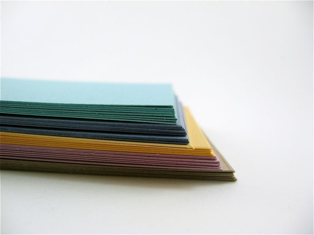 50 Blank Wedding Guest Book Card Stock Inserts for Escort or Business Card Envelopes to use in your Guest Book