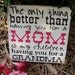 Mothers gift, wooden plaque for Grandma