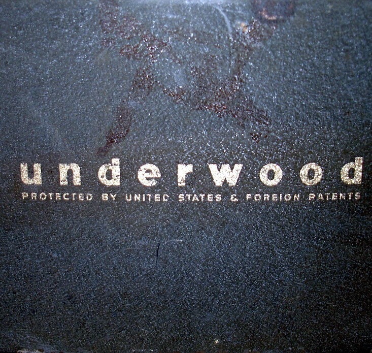 Reserved for FunLan Vintage - TypeWriter - Underwood - Manual - Typewriter - Underwood Typewriter - Rustic- Home Decor