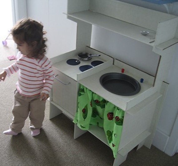 Build a Cardboard Play Kitchen