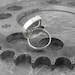 Steampunk Ammonite Fossils Necklace and Ring Matching Set - The Fossilized Spirals of Time by COGnitive Creations