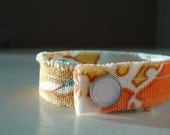 The Skinny Cuff - Vintage Fabric - Funky Floral