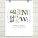 Personalized Latitude and Longitude Coordinates : Custom Location Wedding Print - 8x10 / Housewarming Gift - Bridal Shower