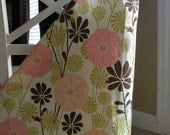 Beautiful Nursing Cover-Pink/Chocolate Daisy-FREE SHIPPING when purchased with a wrap