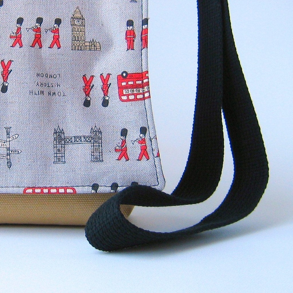 Kids Bag - Double Decker Bus Big Ben London Bag - Tour of London