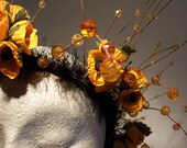 Orange Poppy  Fairy Crown