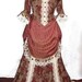 Reserved Lising-Victorian Floral Bustle Gown