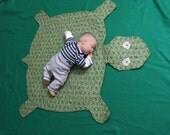 Kuddle Turtle Baby Swaddling Quilt