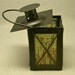 RECYCLED CIRCUIT BOARD Geek Vintage Black Metal Lantern Candle Holder