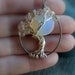 Moonlight Sterling Silver Tree of Life Pendant Necklace-Birthstone colors available on request