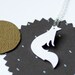 Vixen Fox Necklace, Modern Sterling Silver pendant.