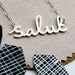 Salut Hello Necklace in Sterling Silver. LAST PIECE