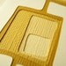 Googie in Harvest Gold - set of 2 handcut cards