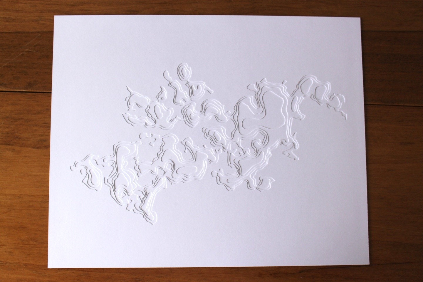 Lake Minnetonka - original 8 x 10 papercut art