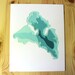 White Bear Lake - original 8 x 10 papercut art