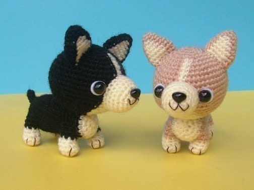 Welsh Corgi Puppy - PDF Crochet Pattern