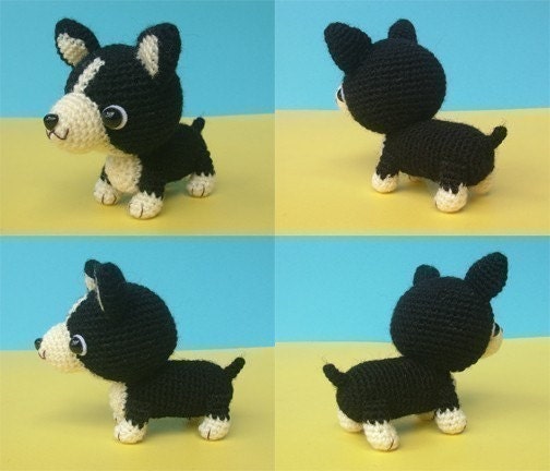 Welsh Corgi Puppy - PDF Crochet Pattern