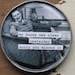 Funny Retro Magnet. My house was clean yesterday....made from Recycled Tin Can Lid