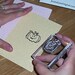 do not bend stamp Ready to Ship Buy Handmade Photographer Stamp Please Photos DYI Wedding Small Business Clear rubber stamp