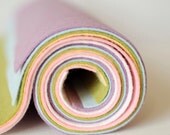 Spring Pastels Wool Blend set of 6 felt sheets