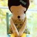 Doll Pattern - Greta Doll PDF Sewing Pattern - Girl Doll Sewing Pattern Instant Download