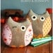 Owl Sewing Pattern - Stella and Stewart Owl Softies PDF Sewing Pattern - Owl Toy - Owl Pillow Instant Download