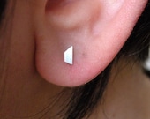 All Things Considered - D.I.Y. No.3 - geometric single mini sterling silver earring