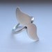 Incognito - geeky movember mustache silver ring