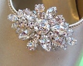 Rhinestone Shoe Clips, Wedding, Prom, Bridesmaids Quinceañera Crystal Bouquet Collection