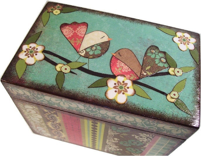 Recipe Box - 4x6 This Box Is LARGE and Crafted by Hand from Start to Finish--MADE To ORDER