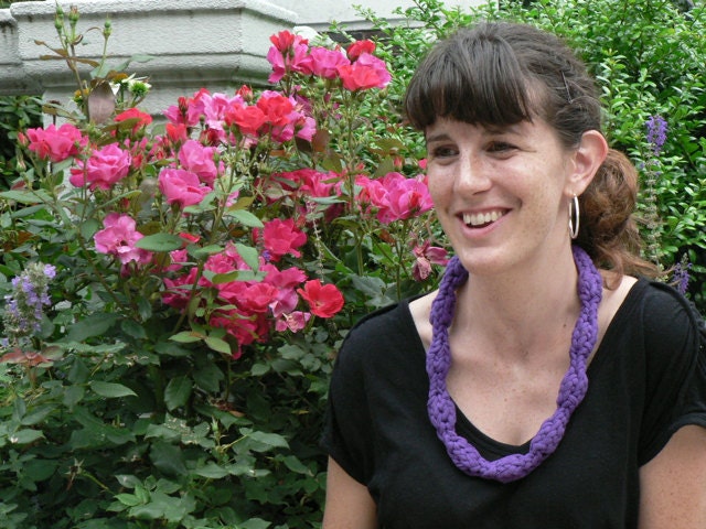 Recycled T-shirt Necklace - TeePearls