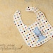 First Birthday Hat - Brown, blue, red, and yellow - Polka dots and gingham - Free personalization