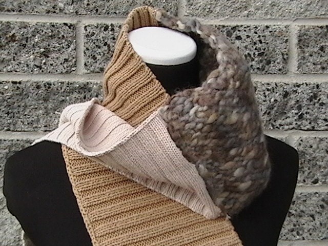 Scarf of Many Sweaters  Ecofriendly Neutral Tones CUSTOM ORDER