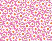 Petal Power Daisy Dance Fabric by Michael Miller Designer Fabric,  17 inches