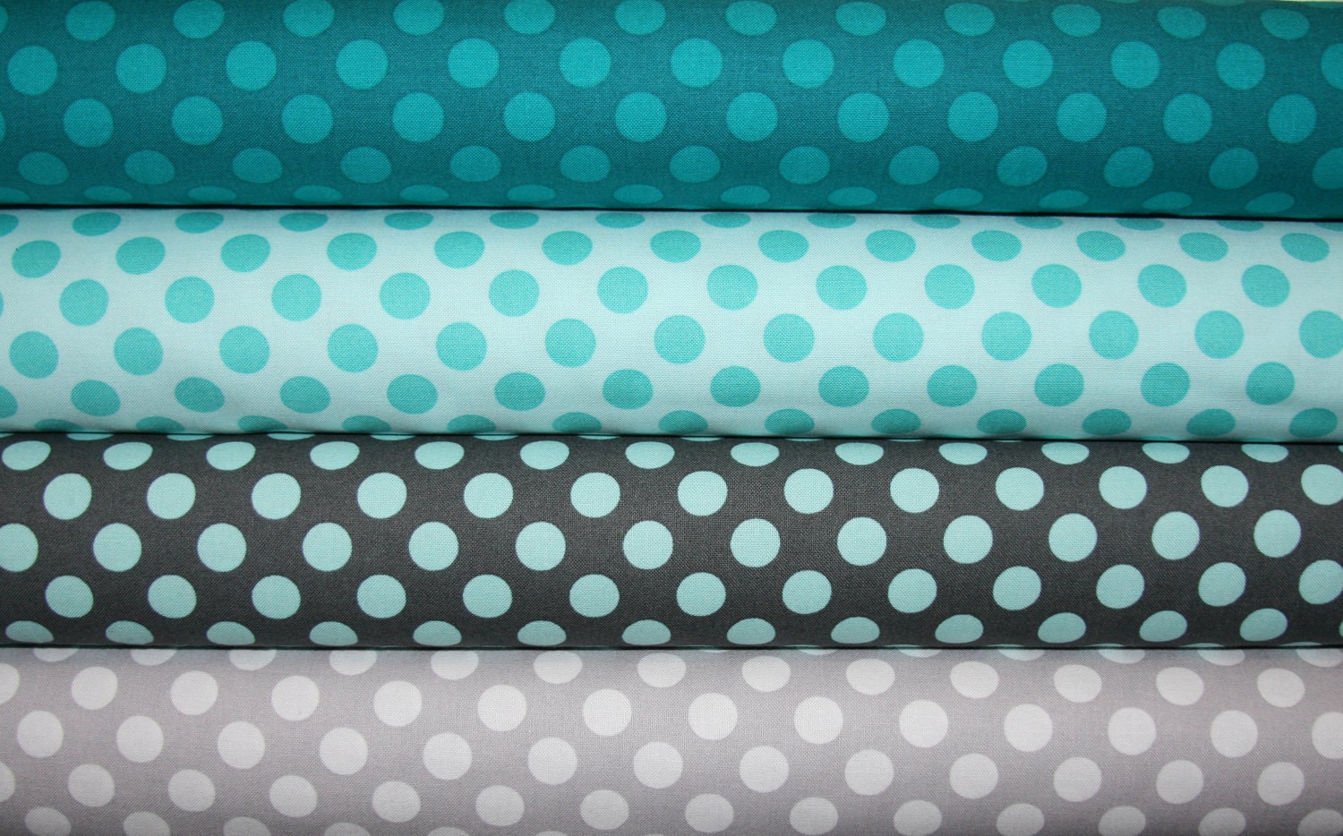 4 Fat Quarters Ta Dot  Polka Dot  Fabric by Michael Miller Designer Fabric