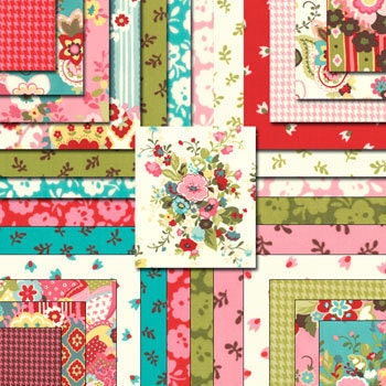 34 Fat Quarters Sophie Fabric by Chez Moi Moda, Designer Fabric, Sale