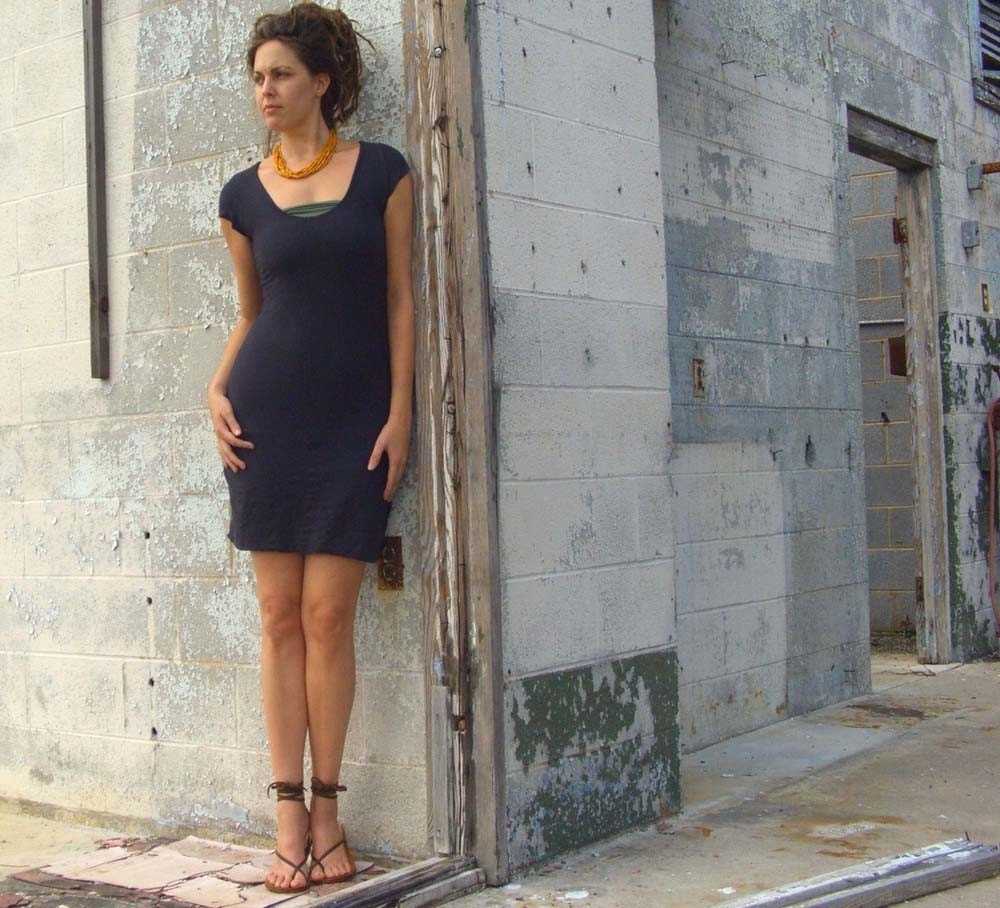 The Short TapRoot Dress (stretchy hemp/organic cotton blend)