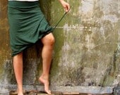 The Below Knee Drawstring Skirt (hemp/organic cotton)