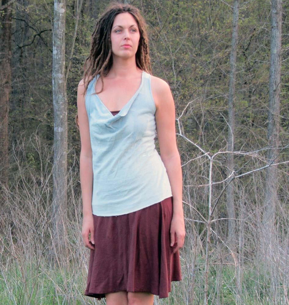 Float Neck Shirt (locally milled organic tissue cotton) k