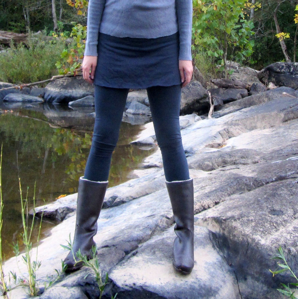 Fleece Mini Skirted Legging (hemp/organic cotton)