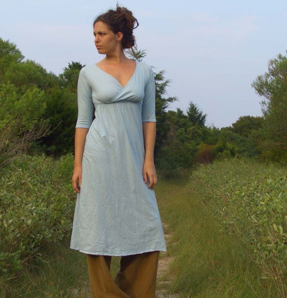 The Market Dress Below Knee ( local organic cotton knit)