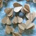 SALE Paper Garland, FRENCH HEARTS, Heart Garland, Wedding garland, Birthday Party Garland, with Merino wool felt ball