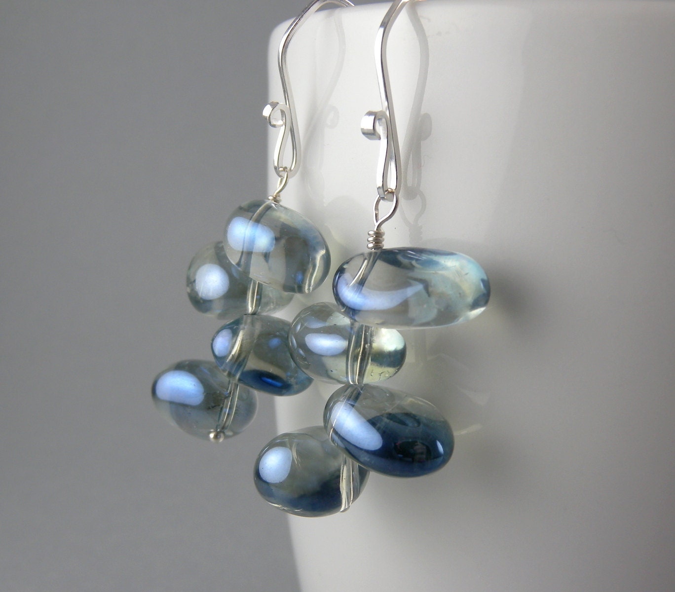Modern Floating Bubble Earrings with Free Shipping