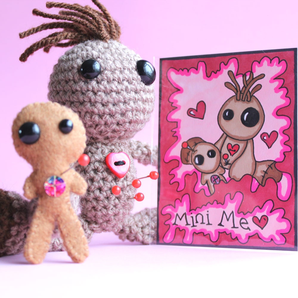 Mini Me the Amigurumi Voodoo Doll
