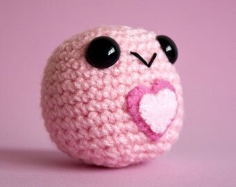 Amigurumi Light Pink Love Blobite