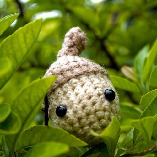 Amigurumi Brown Acorn