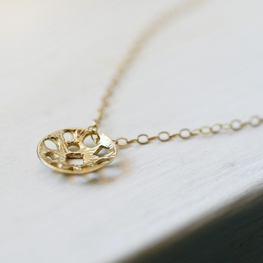 apollo - modern gold pendant necklace by elephantine