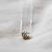 satellites - sterling silver textured necklace by elephantine