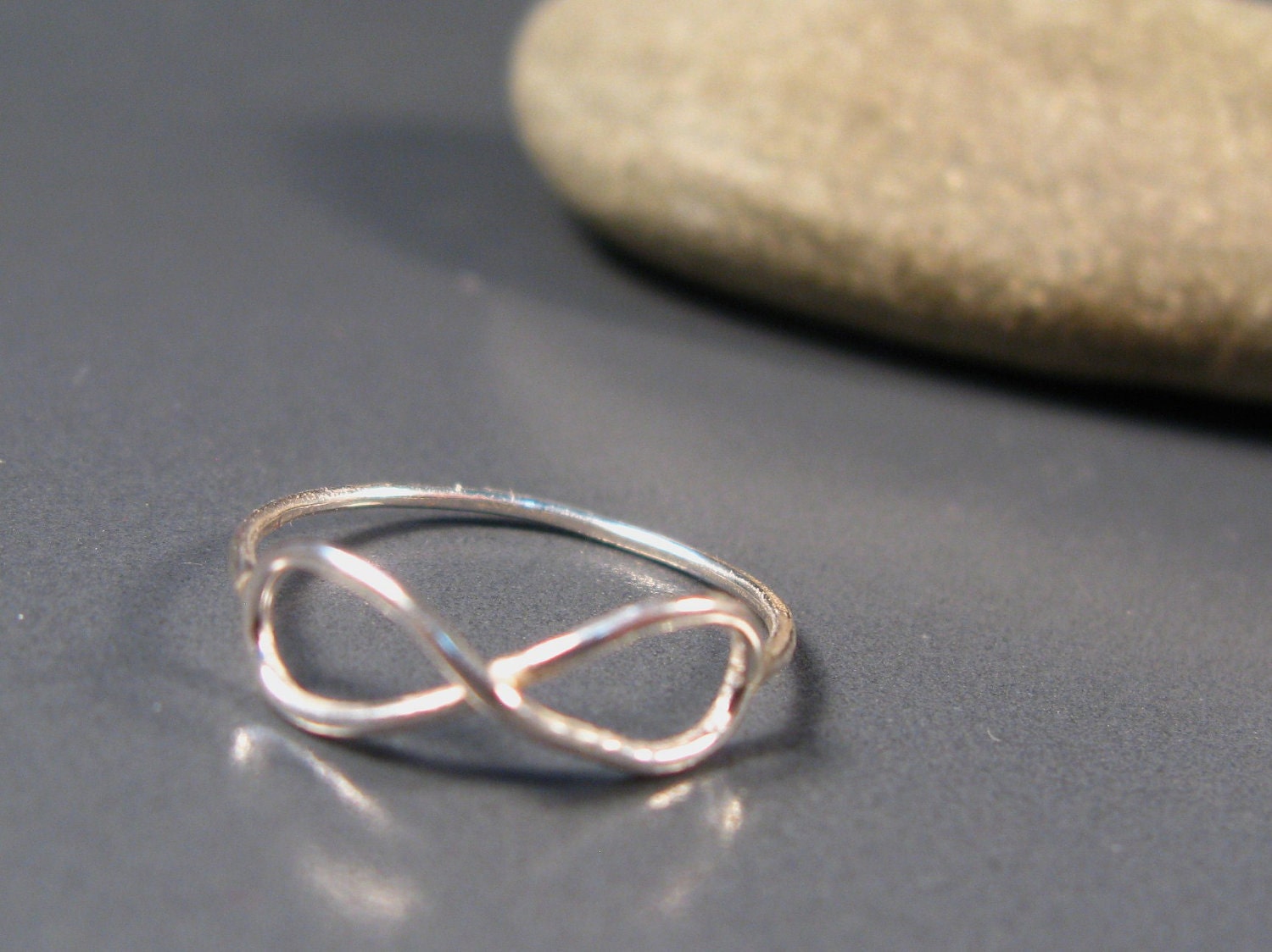 Best friend Infinity ring sterling silver, infinity symbol ring, engagement ring,